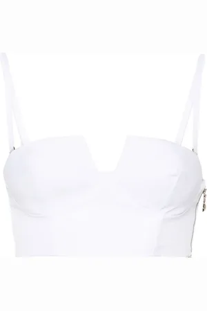 Patrizia Pepe Wattiertes Cropped-Top