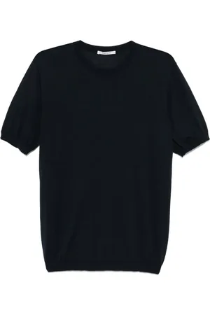 KANGRA CASHMERE Fein gestricktes T-Shirt