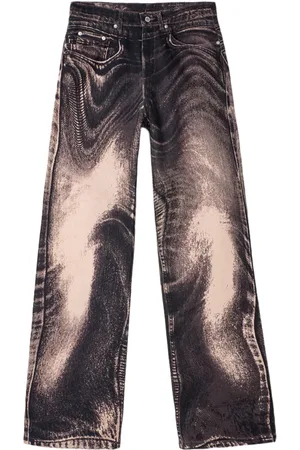Camper Halbhohe Straight-Leg-Jeans
