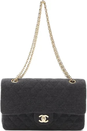 CHANEL 2002 Schultertasche mit Doppelklappe