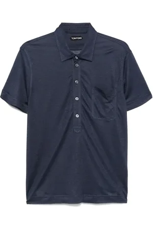 Tom Ford Poloshirt mit Slub-Textur