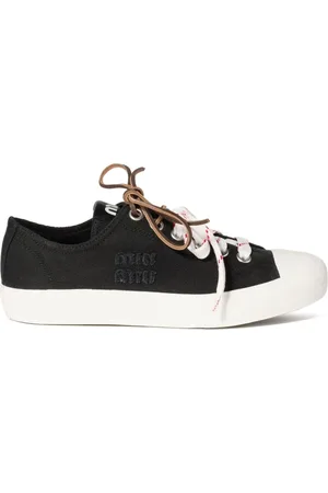 Miu Miu Ausgeblichene Jeans-Sneakers