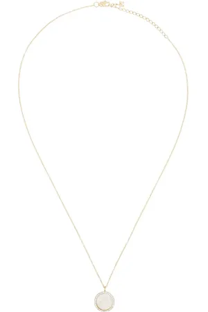 Mateo 14kt Gelbgoldhalskette mit Perle und einem Diamanten