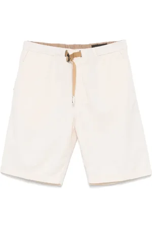 White Sand Shorts mit Schnalle