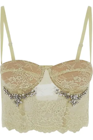 Des Phemmes Bustier-Top aus Spitze