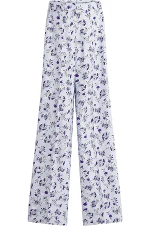 Lanvin Hose mit Blumen-Print