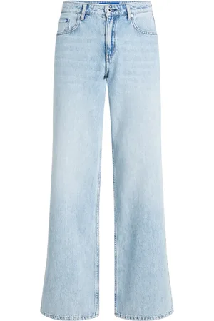Karl Lagerfeld Halbhohe Wide-Leg-Jeans