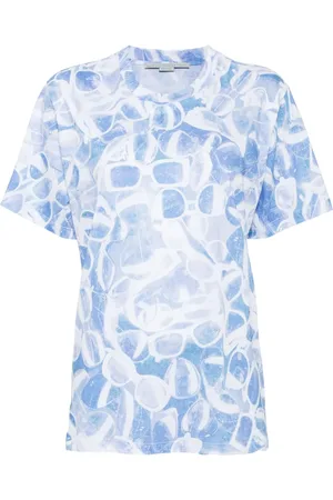 Stella McCartney T-Shirt mit Sonnenbrillen-Print