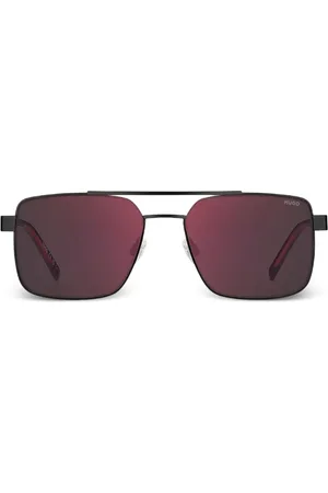 HUGO BOSS Sonnenbrille mit seitlichen Streifen