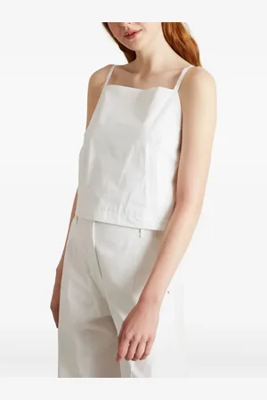 Sportmax Cropped-Top aus Popeline