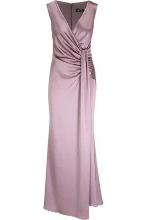 Kiton Maxikleid mit Raffungen