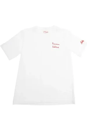 MC2 SAINT BARTH T-Shirt mit Logo-Stickerei