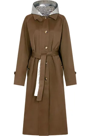 Paco rabanne Trenchcoat mit Kapuze