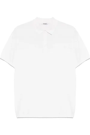 KANGRA CASHMERE Fein gestricktes Poloshirt