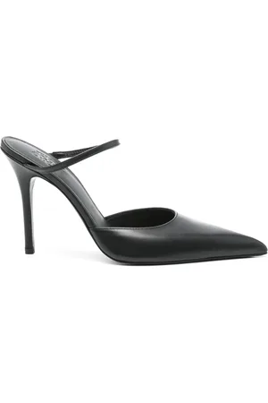 Gia Borghini Point Leat Mules 100mm