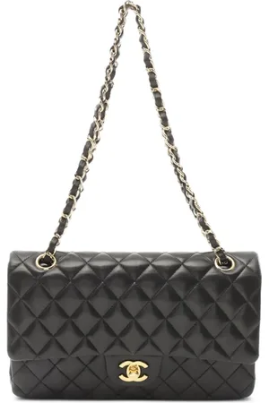 CHANEL Matelasse W Flap Handtasche