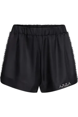 AREA Joggingshorts mit Kristallbesatz
