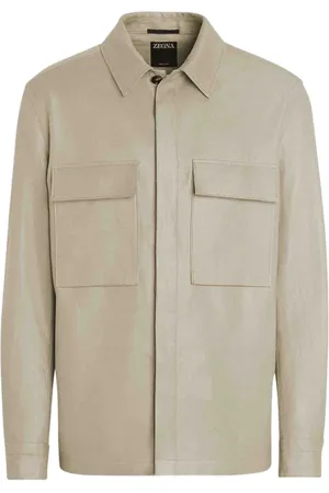 Ermenegildo Zegna Oasi Hemdjacke aus Leinen