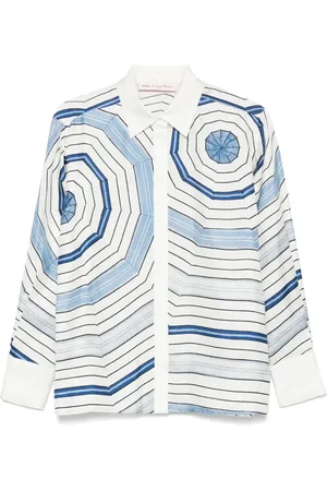Sandro X Louise Bourgeois Seidenhemd mit Print