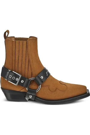 Ganni Stiefel aus Leder
