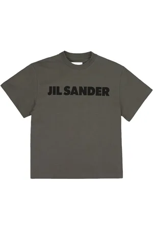 Jil Sander "Olive" T-Shirt mit Logo-Print
