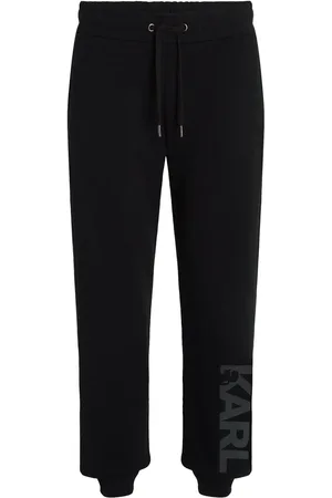 Karl Lagerfeld Jogginghose mit geflocktem Logo