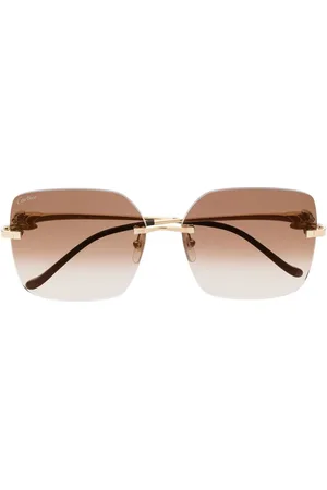Cartier Rahmenlose Sonnenbrille