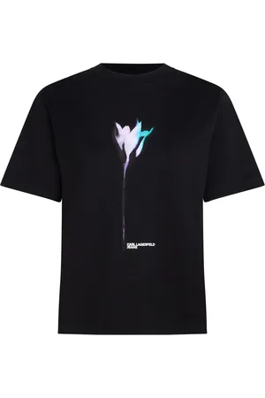 Karl Lagerfeld T-Shirt mit Blumen-Print