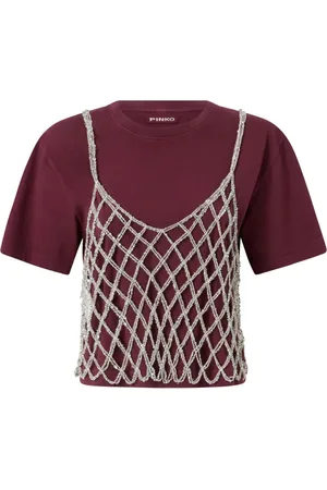Pinko T-Shirt mit Mesh