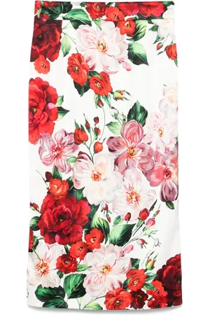 Dolce & Gabbana Midirock mit Blumenmuster