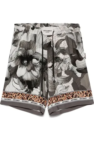 Roberto Cavalli Shorts mit Blumen-Print