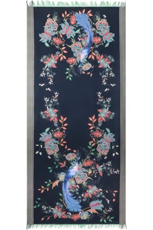 Etro Schal mit Pfauen-Print