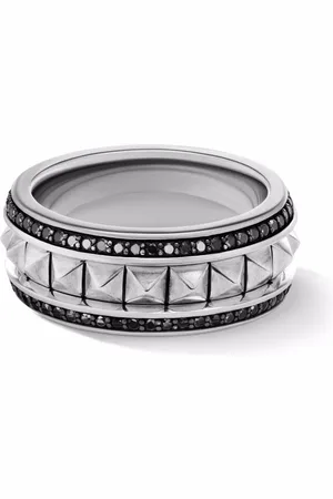 David Yurman Pyramid Ring mit Diamanten 8mm