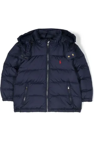 Ralph Lauren Gefütterte Kapuzenjacke mit Polo Pony
