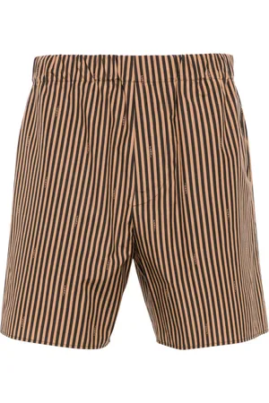Fendi Pequin Bermudas aus Popeline