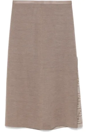 Fendi Ausgestellter Midirock