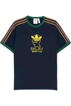 adidas X Brain Dead T-Shirt mit beflocktem Logo
