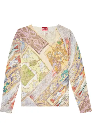 Diesel Langarmshirt mit K-Renton-Print