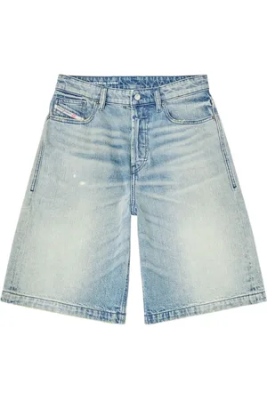 Diesel Ausgeblichene De-Sire Jeans-Shorts