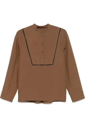 YVES SALOMON Bluse aus Popeline
