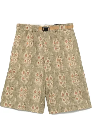 White Sand Shorts mit Print