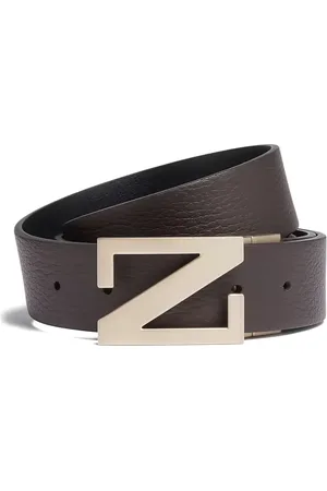Ermenegildo Zegna Gürtel mit Logo-Schnalle