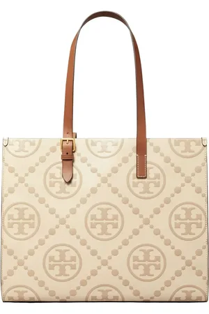 Tory Burch Shopper mit Monogramm-Prägung