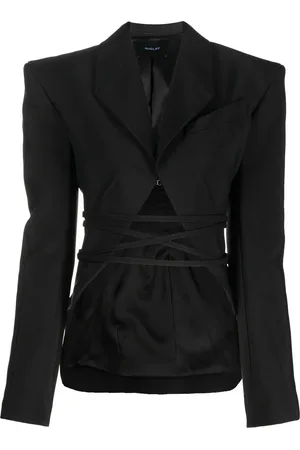 MUGLER Blazer mit Schnürung