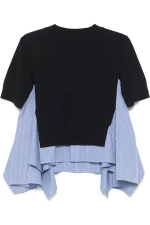 SACAI Ausgestelltes T-Shirt