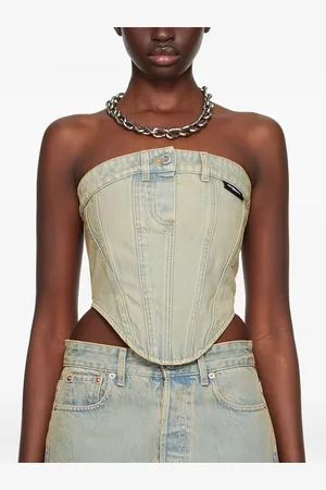 Vetements Oberteil aus Denim
