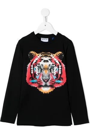 MARCELO BURLON T-Shirt mit Tiger-Print