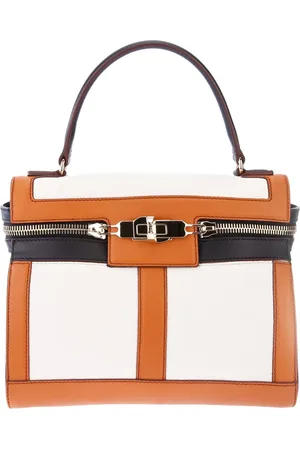 Max Mara Tri-colour zip up tote
