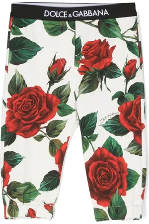 Dolce & Gabbana Leggings mit Rosen-Print