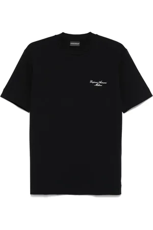 Emporio Armani T-Shirt mit Logo-Stickerei